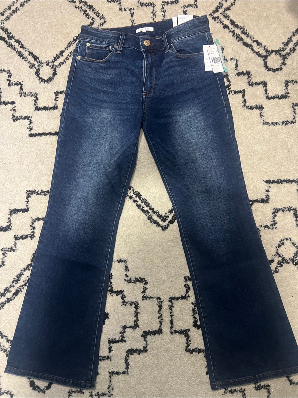 sts blue baby flare,10” high rise, size 31 waist. NWT